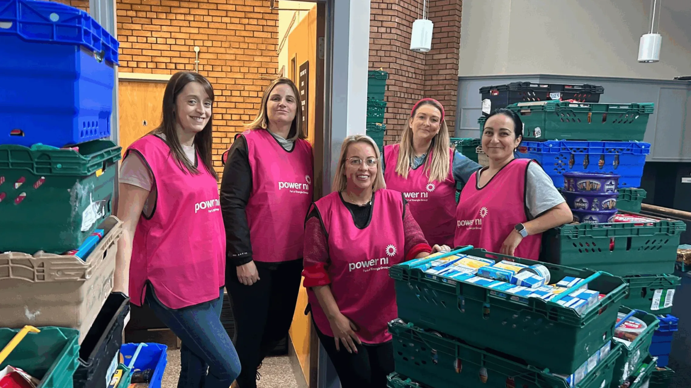 Energia Group employees volunteering