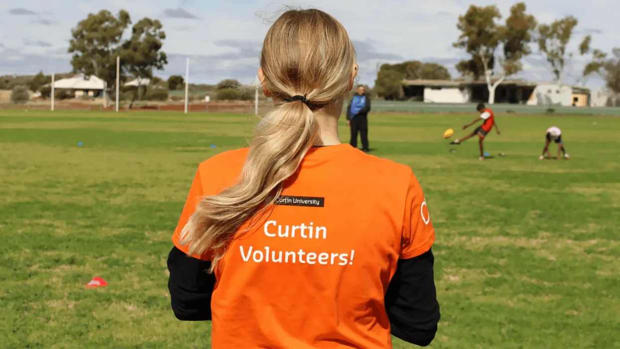Curtin University volunteer