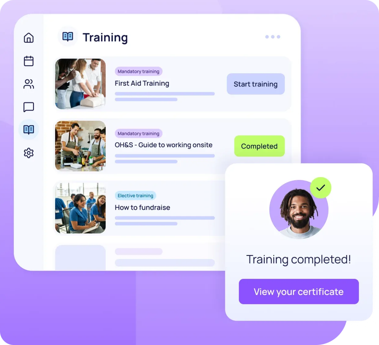 Online training modules - volunteer