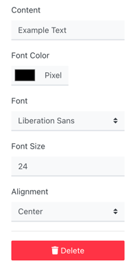 Image of the content editor