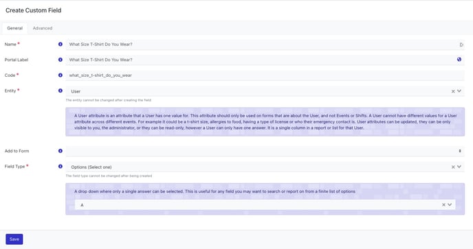 Create Custom Field