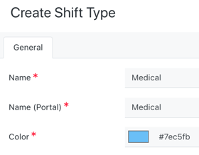 Medical Shift Type