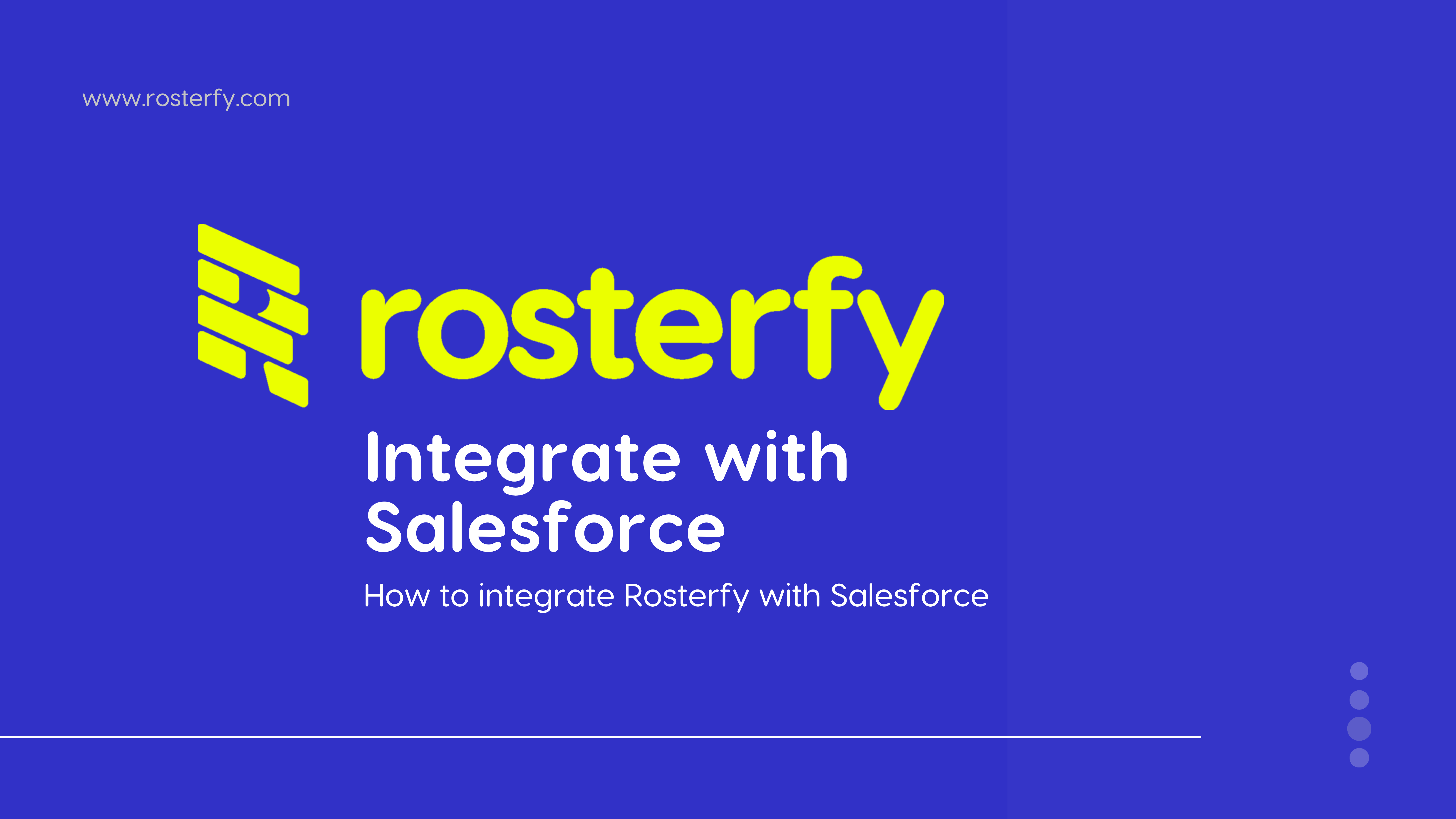 Integrate with Salesforce Holding Slide Integrate with Salesforce Holding Slide