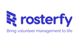 Rosterfy Logo with Strapline