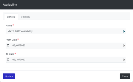 collecting_availability_settings