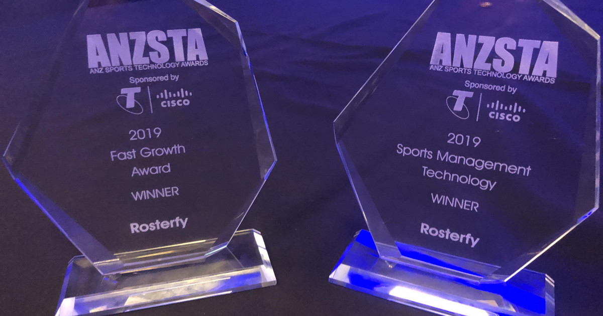 Rosterfy secures two Awards at 2019 ANZSTA Awards