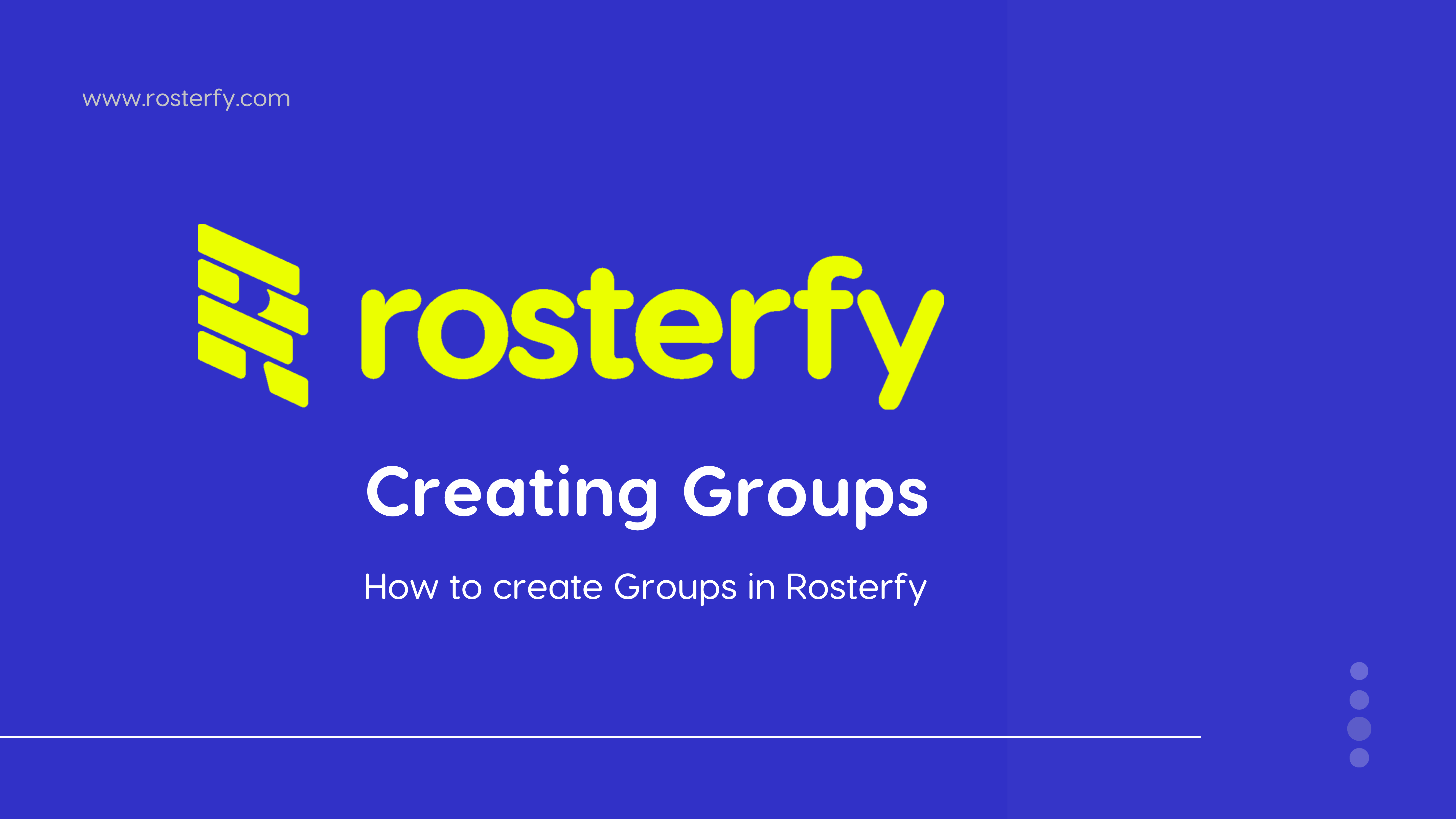 Creating Groups (1)