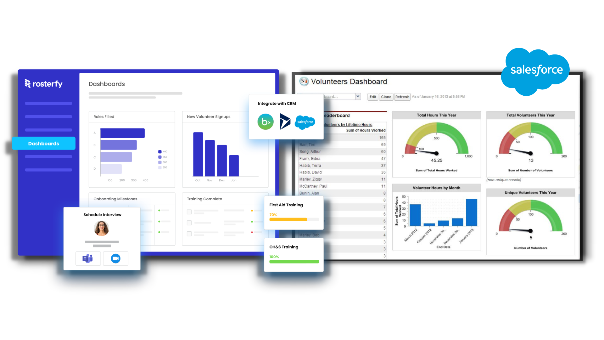 Rosterfy v Salesforce