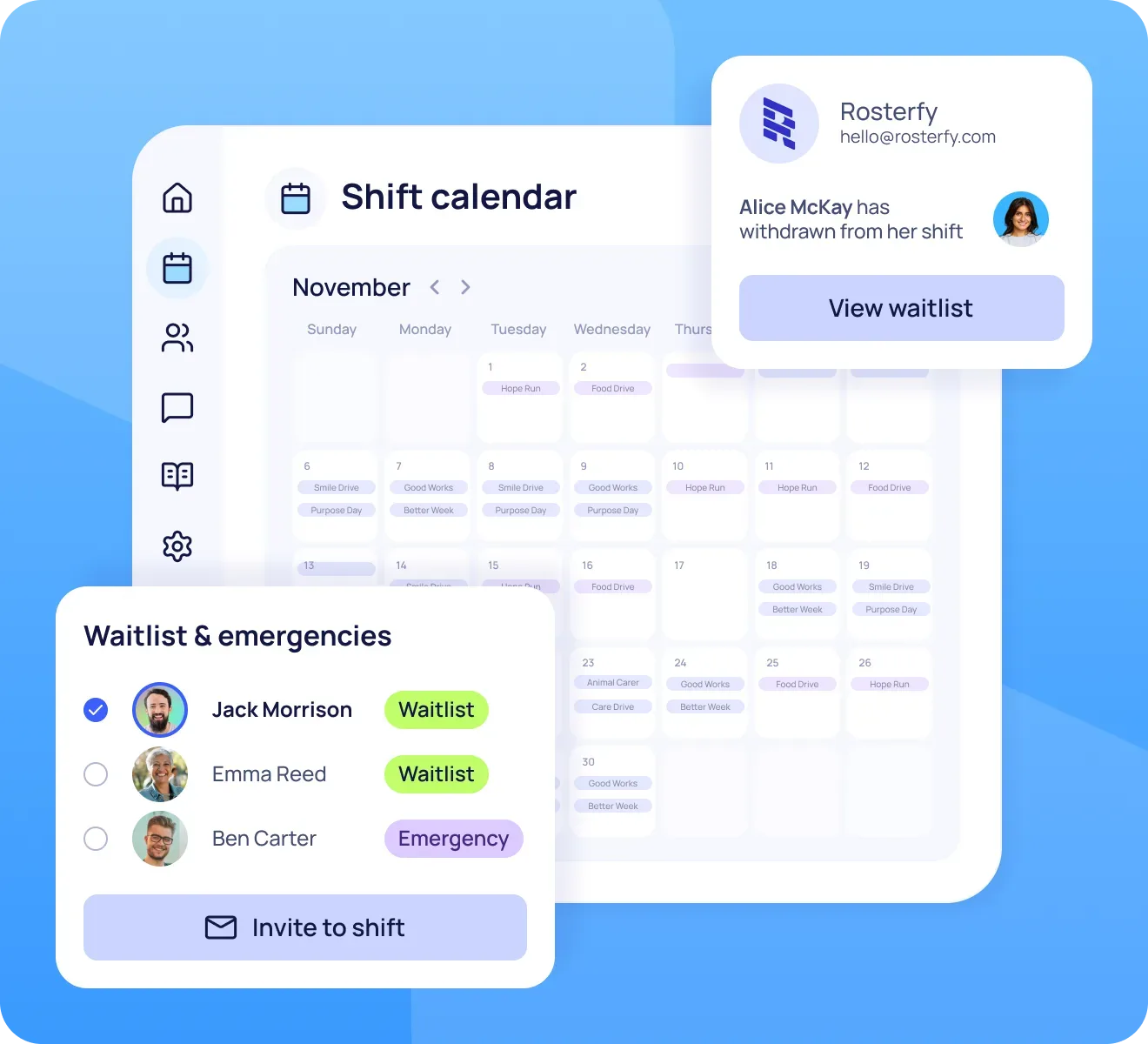 Advanced scheduling - waitlist and emergencies