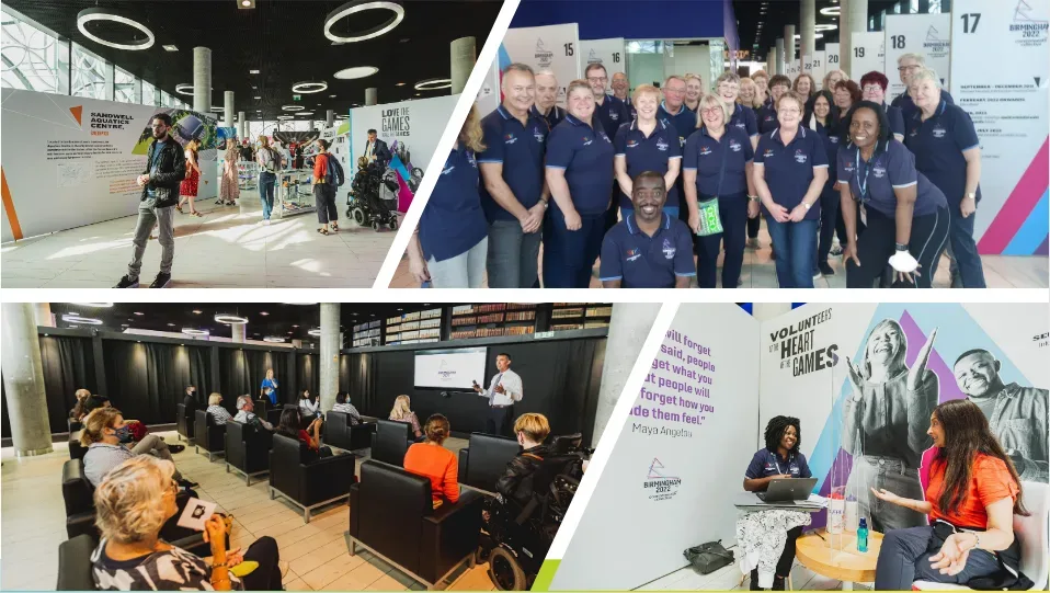 Snapshot of Games volunteers