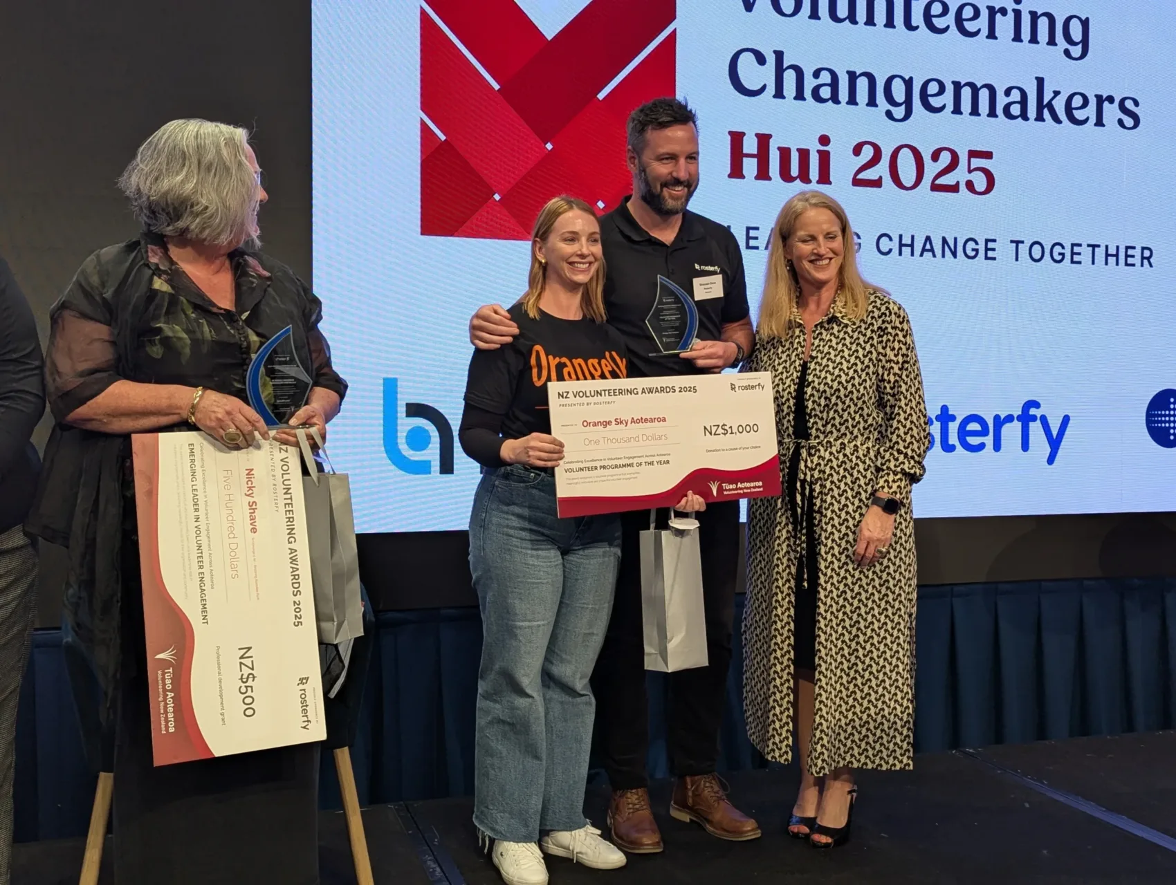 Orange Sky - Volunteer Award Winners 2025