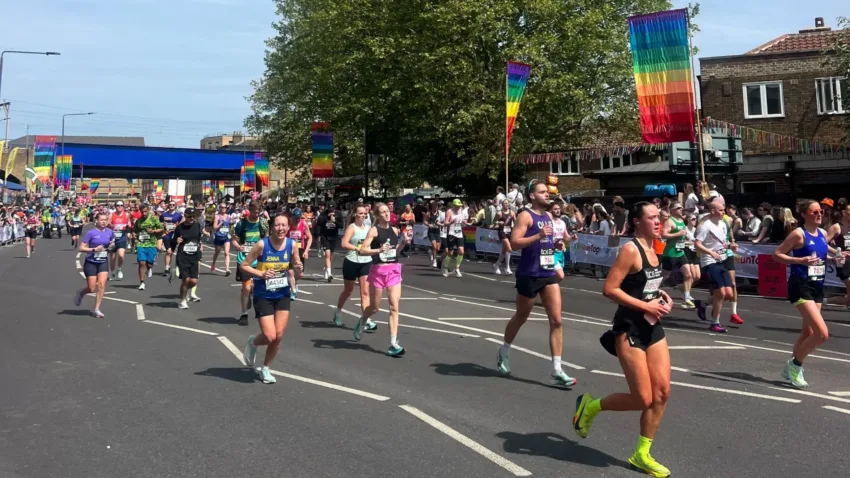 Runners at London Marathon 2026