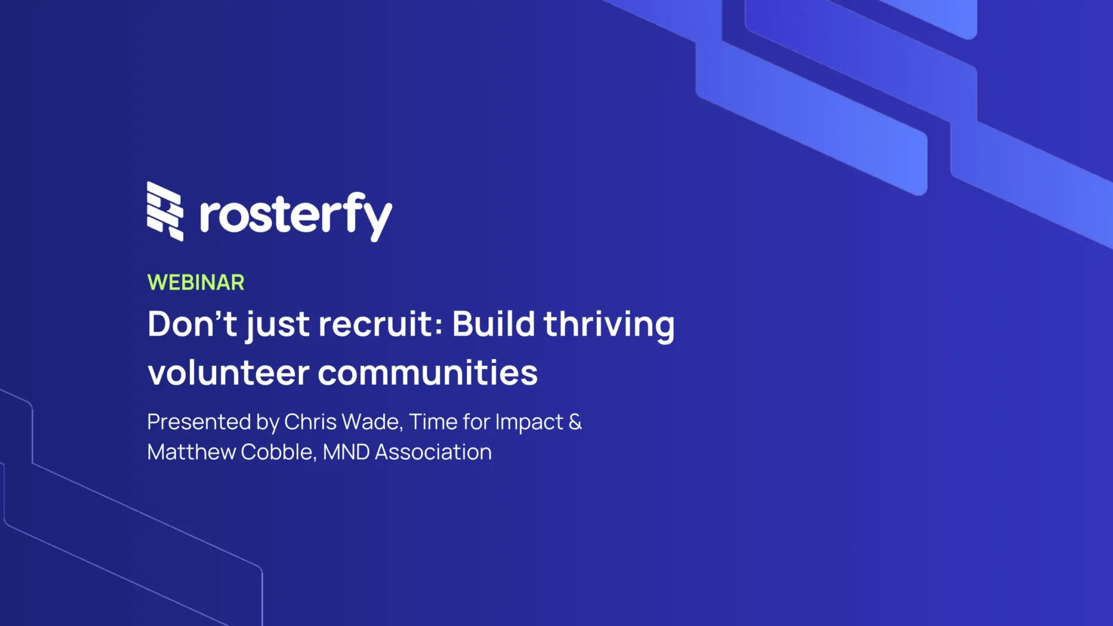 Don’t just recruit: Build thriving volunteer communities