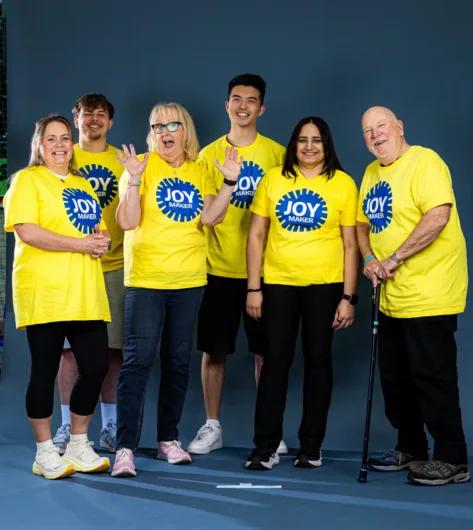 Grand Depart GB Volunteers all smiling in their uniforms