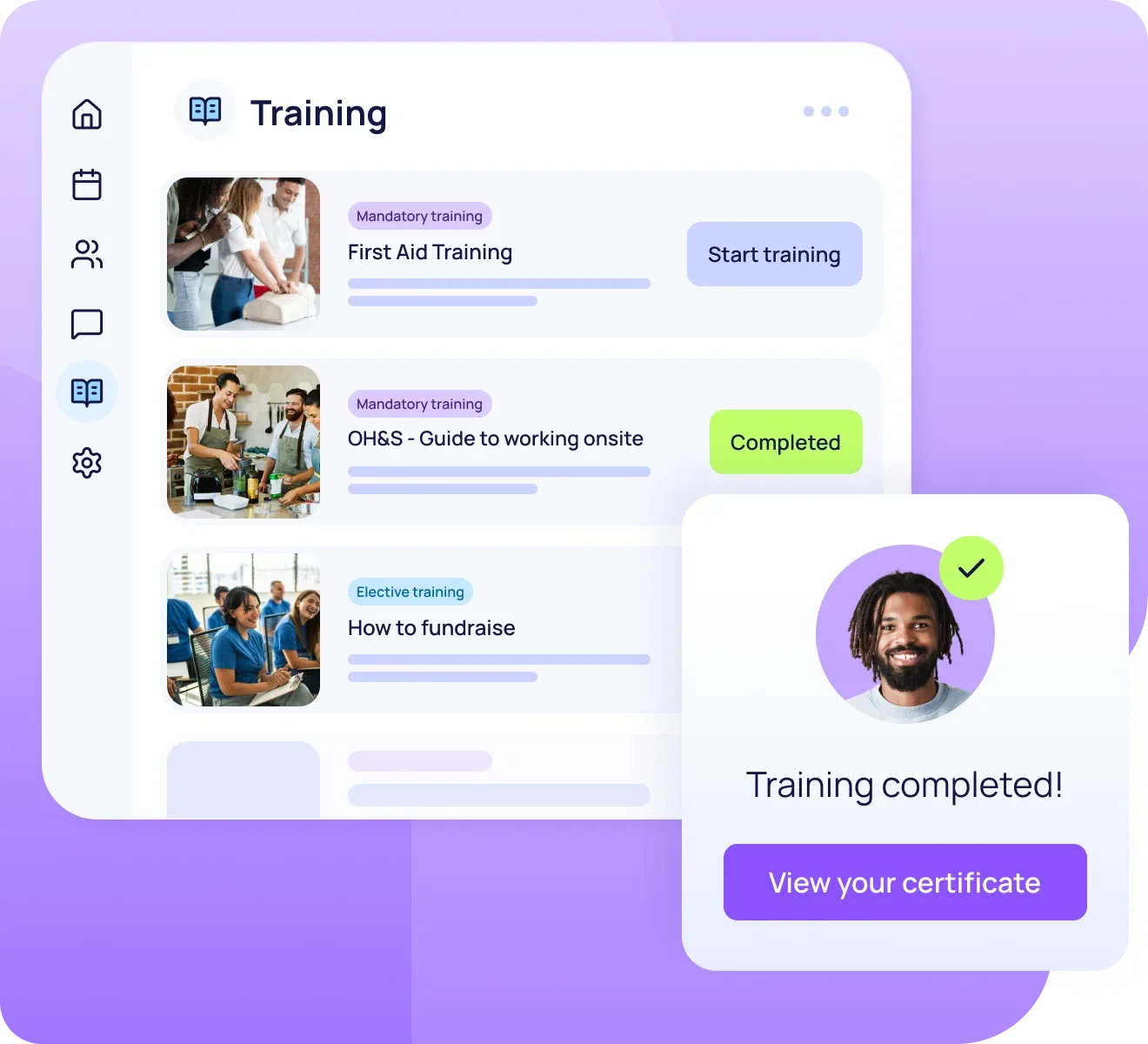 Online training modules - volunteer