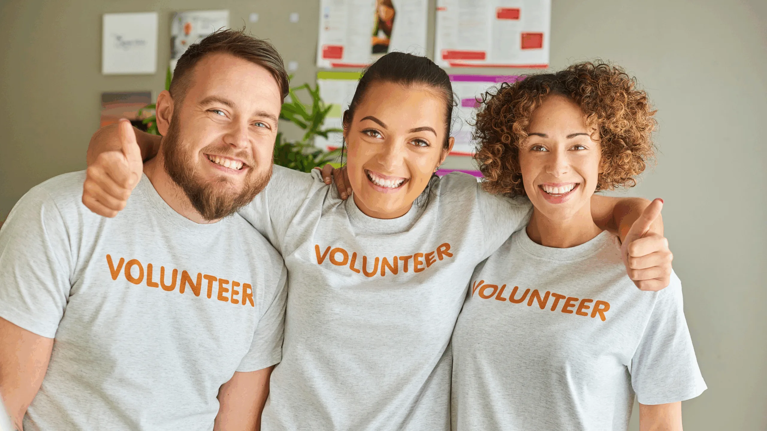 Volunteers supporting a local cause