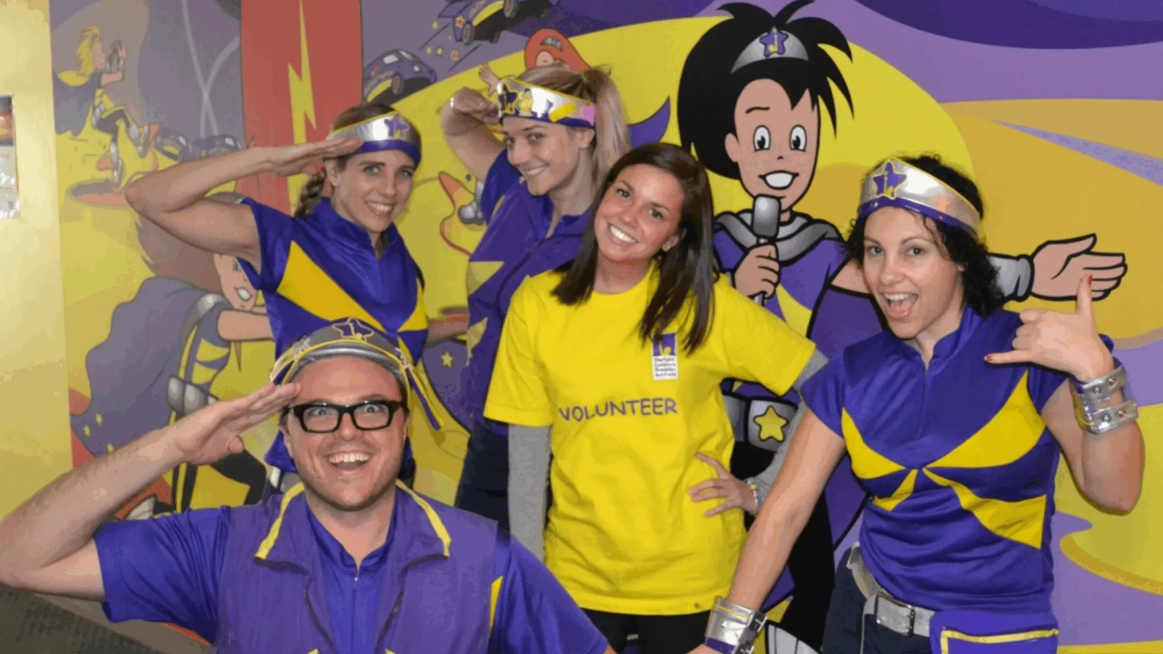 Starlight Children Day volunteers at hospital