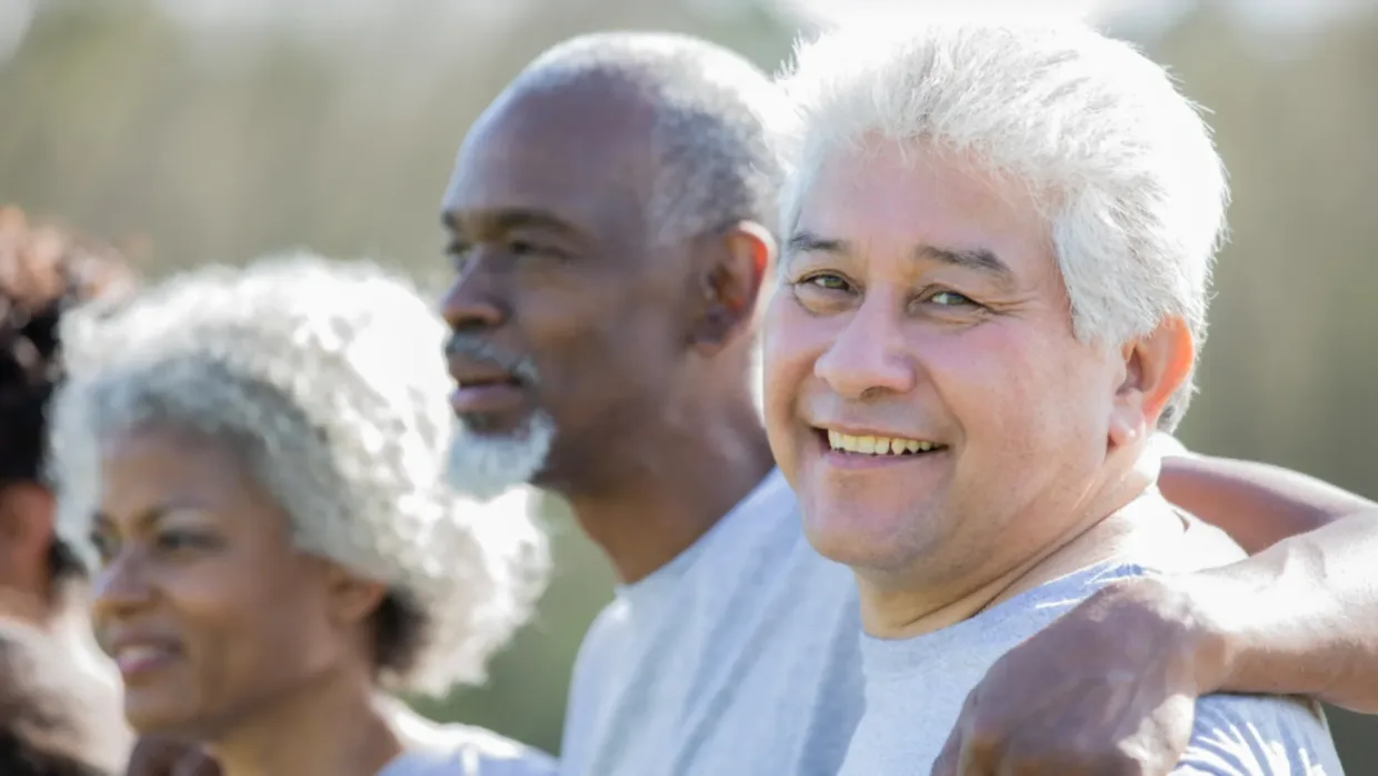 Senior citizens volunteering