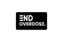 End Overdose white logo