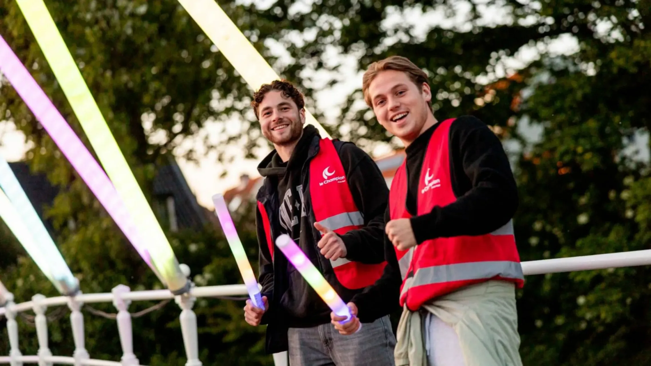 Le Champion volunteers at the 2025 Alkmaar City Run